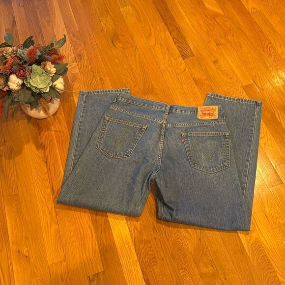 Levi’s Men’s Relaxed Fit 550 100% Cotton Jeans - 34/30 - Great Condition - Picture 1 of 9